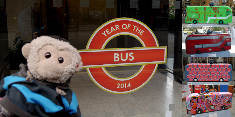 Mooch monkey at Year of the Bus in London 2014