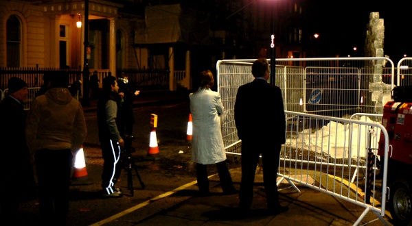 Waiting for the fall of the Ice Wall, German Embassy in London 2009.