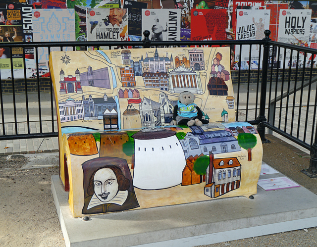 Mooch monkey at Books About Town in London 2014 - 15 Shakespeare's London