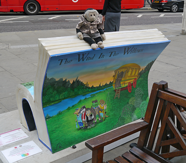 Mooch monkey at Books About Town in London 2014 - 29 The Wind in the Willows