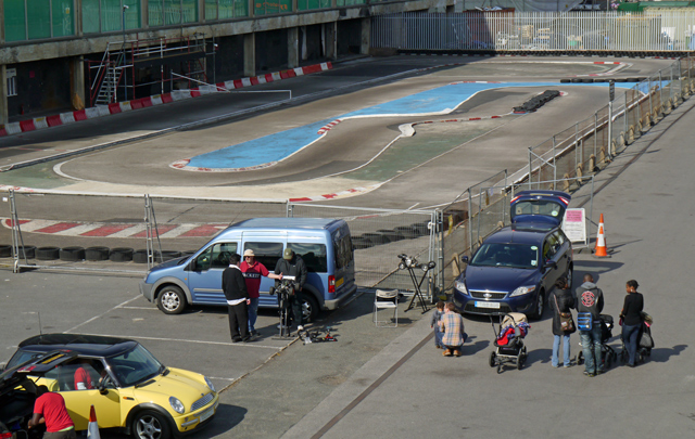 Model car racing in Crystal Palace park.