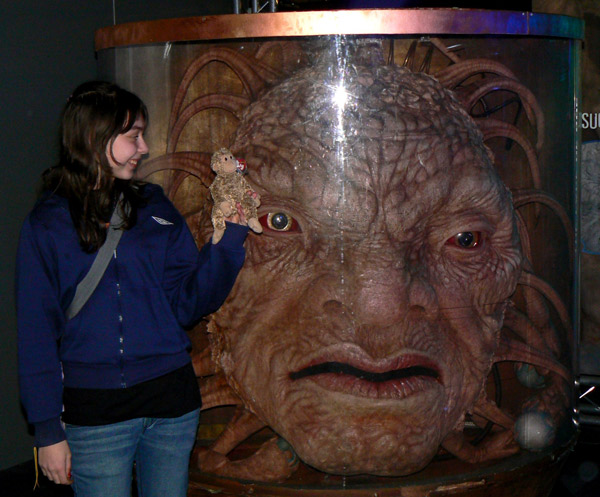 Bonsai meets the Face of Boe from Doctor Who.