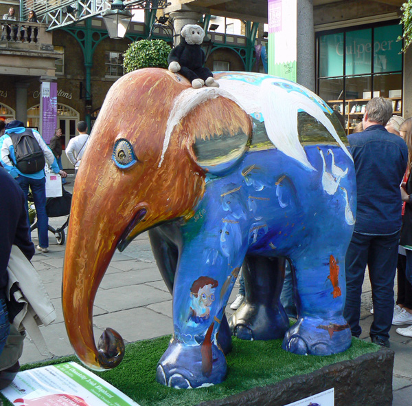 Mooch monkey at the London Elephant Parade - 069 The Clonakilty Irish Elephant