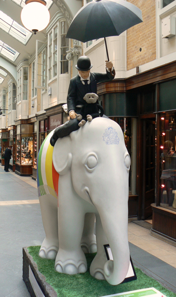 Mooch monkey at the London Elephant Parade - 120 The Singing Butler Rides Again