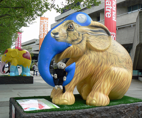 Mooch monkey at the London Elephant Parade - 129 Sally