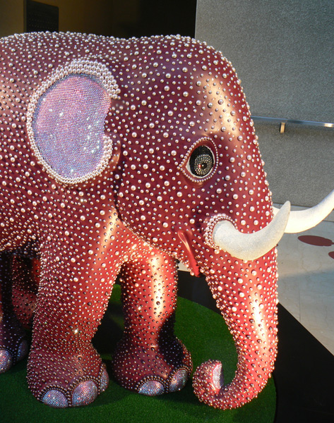 Mooch monkey at the London Elephant Parade - 226 Pearly Prince.