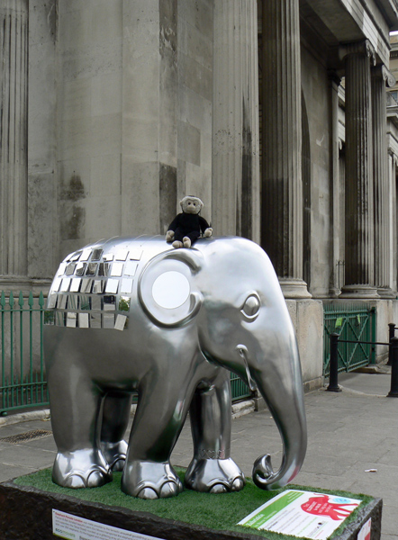 Mooch monkey at the London Elephant Parade - 240 Zabriskie