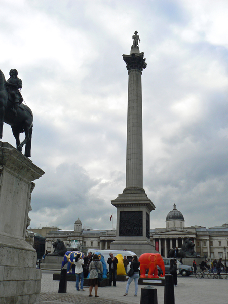 London Elephant Parade - Trafalgar Square.