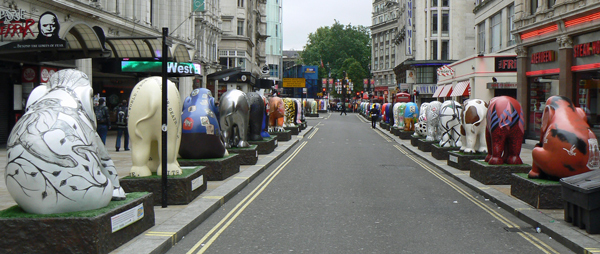 London Elephant Parade - West End Live, Coventry Street / Leicester Square