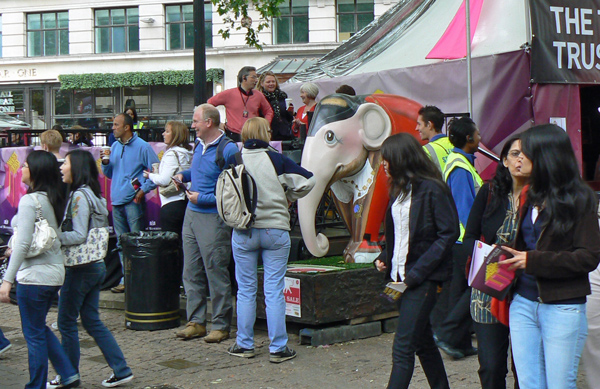 London Elephant Parade - 076 Ella May (LMA) at West End Live, Leicester Square