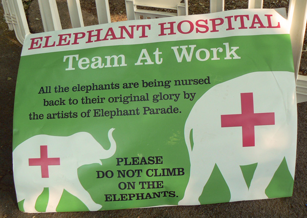 London Elephant Parade - Mooch monkey at Royal Hospital Chelsea