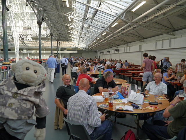 Mooch monkey at the Great British Beer Festival 2014