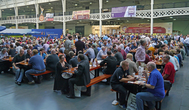 Mooch monkey at the Great British Beer Festival 2014