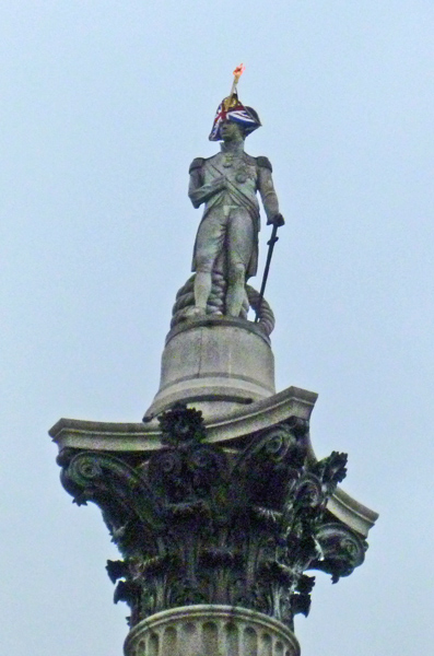 Nelson wears a Union Jack hat during London 2012.