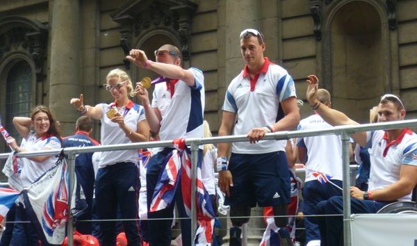 London 2012 athletes parade.