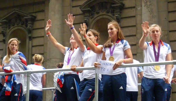 London 2012 athletes parade.