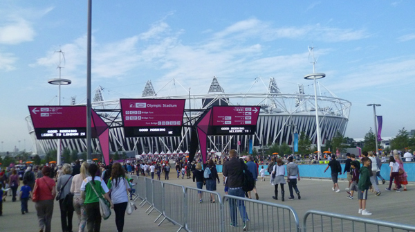 London 2012 Olympic Stadium.