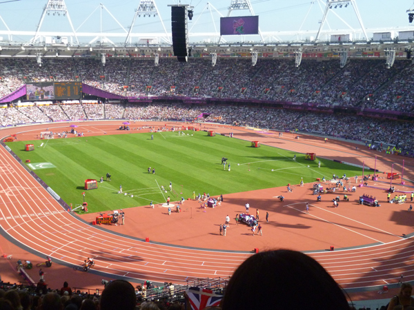 London 2012 Olympic Stadium.