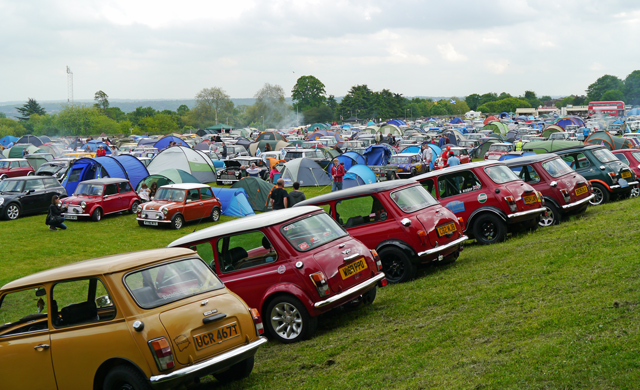 Mooch monkey at the Mini London to Brighton car rally 2013