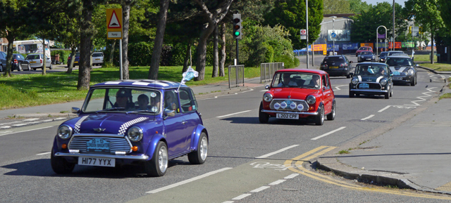 Mini London to Brighton car rally 2013