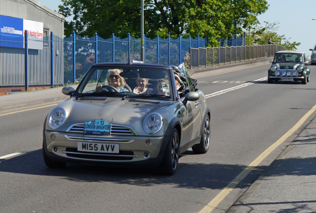 Mini London to Brighton car rally 2013