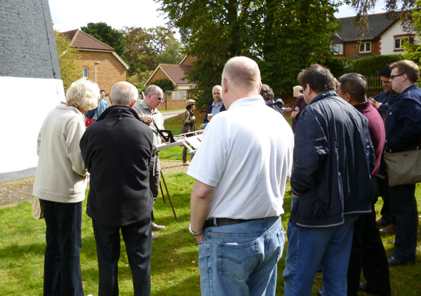 Mooch monkey - guide showing the sail mechanism at the Shirley Windmill