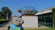 Mooch monkey at Books About Town in London 2014 - Greenwich, Ship in Bottle