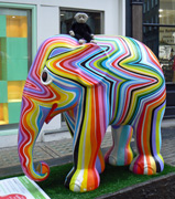 London Elephant Parade - 015 Mr Stripe.