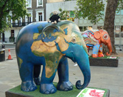 London Elephant Parade - 062 Gaia Elephant.