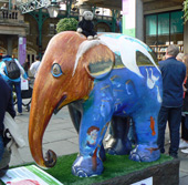 London Elephant Parade - 069 The Clonakilty Irish Elephant.