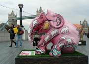 London Elephant Parade - 122 Roselephant