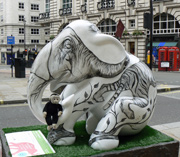 London Elephant Parade - 136 Julia's Elephant