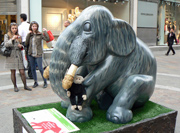 London Elephant Parade - 151 Wooly Mammoth.