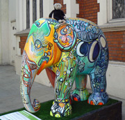 London Elephant Parade - 166 Lunacrooner.