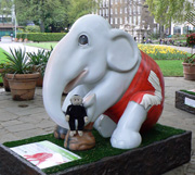 London Elephant Parade - 230 Mr Brown.