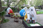 London Elephant Parade - Victoria Embankment Gardens.