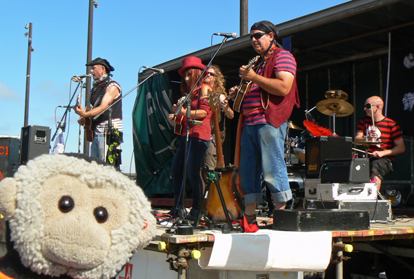 Pirate group plays in Hastings.