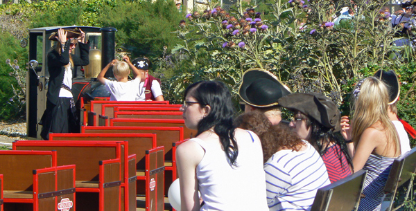 Pirates at the Hastings Miniature Railway.