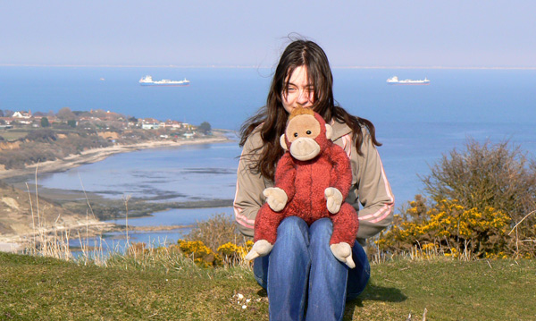 Big Mama Schweetheart and Annie watch ships parked near the Isle of Wight.