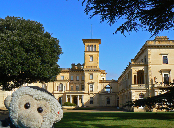 Mooch monkey at Osborne House, Isle of Wight.