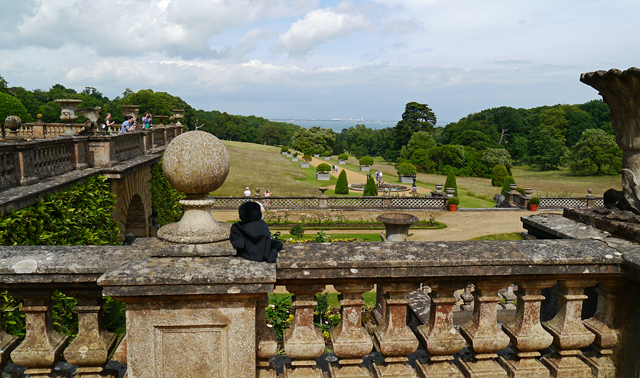 Mina Mooch monkey at Osborne House, Isle of Wight.