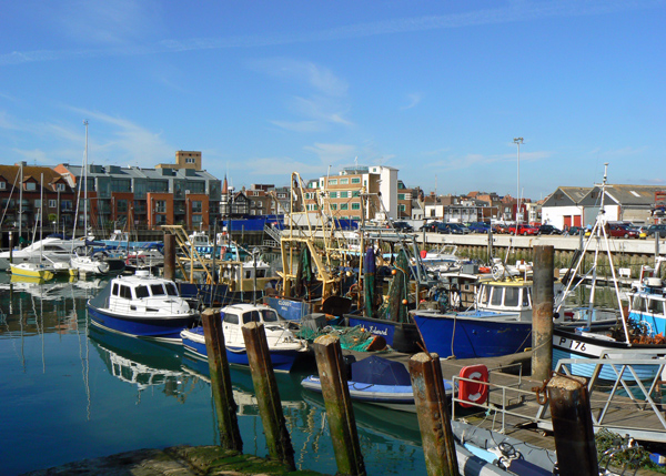 The Old Portsmouth harbour.