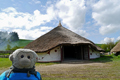 Mooch monkey at Butser Ancient Farm