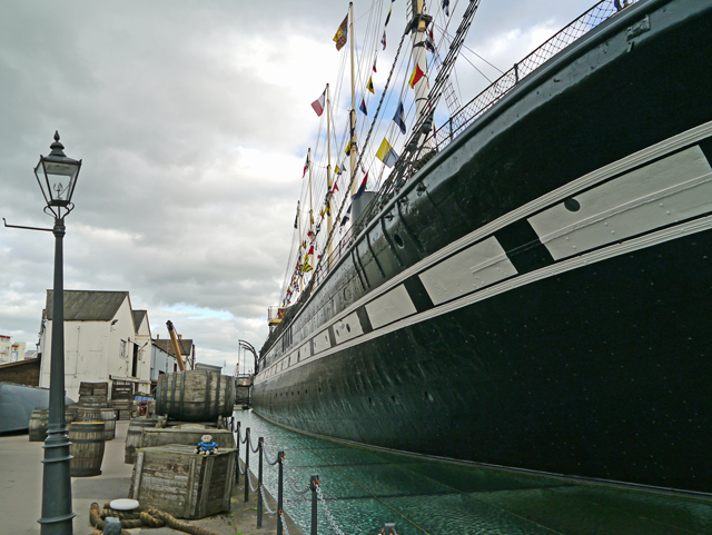 Mooch monkey at ss Great Britain in Bristol - starboard side