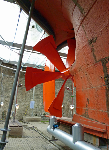 Mooch monkey at ss Great Britain in Bristol - the rudder and screw propellor