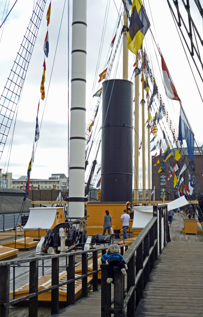 Mooch monkey at ss Great Britain in Bristol