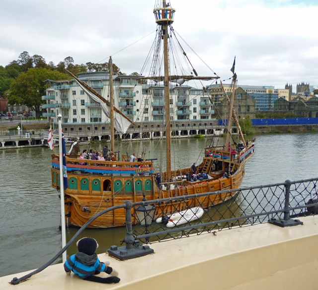 Mooch monkey at ss Great Britain in Bristol - the Matthew