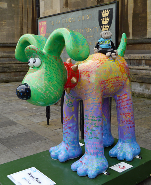 Mooch monkey at Gromit Unleashed in Bristol 2013 - 7 Poetry in Motion