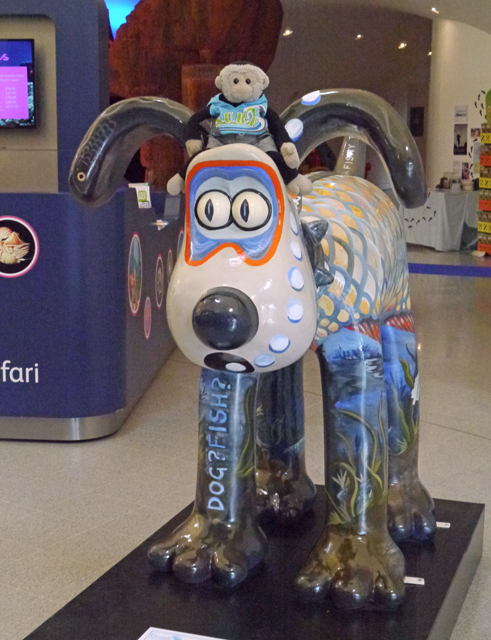 Mooch monkey at Gromit Unleashed in Bristol 2013 - 12 Fish Tales