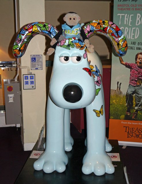 Mooch monkey at Gromit Unleashed in Bristol 2013 - 18 Butterfly